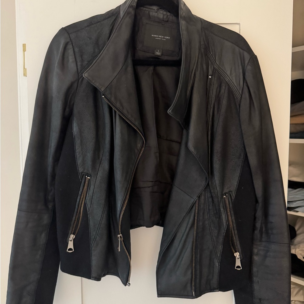 Marc Jacobs Black Leather Jacket